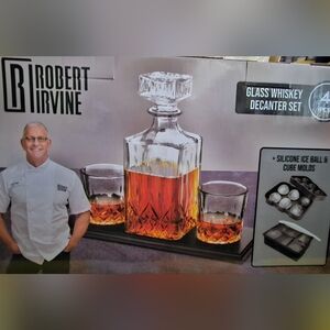 Robert Irvine Whiskey Decanter Set